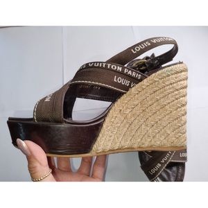 LV Sandals Brown